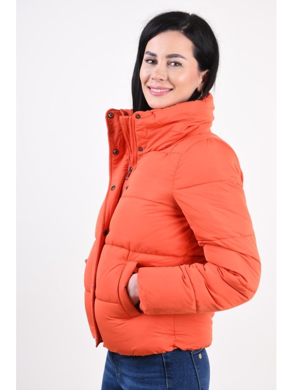 Geaca Dama Only Cool Puffer Orange - Img 2