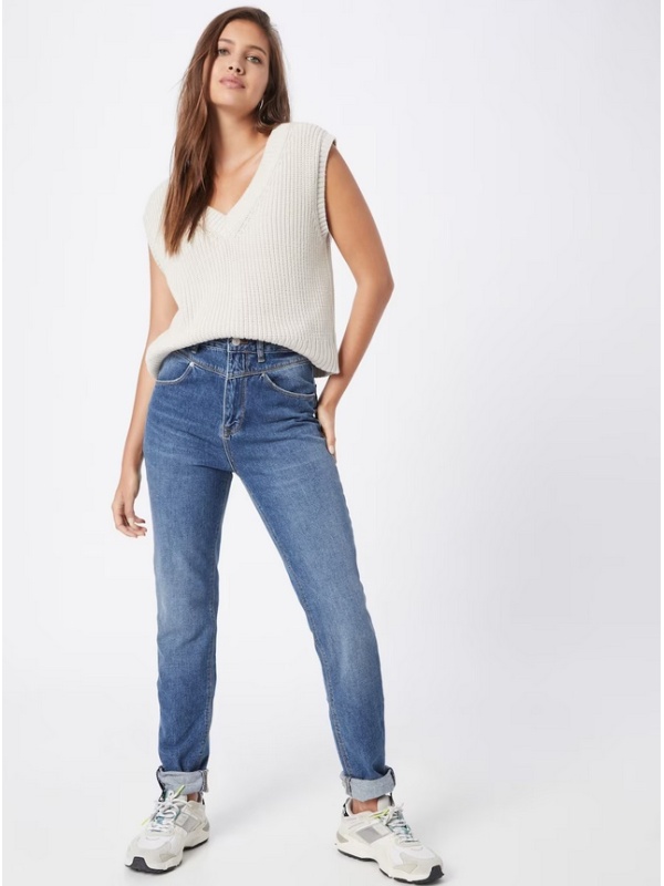 Blugi dama About You talie inalta slimfit Jeans 'Arlin'LTB pe Albastru - Img 2