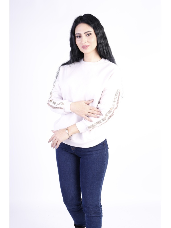 Bluza dama About you collection Corinna bej deschis