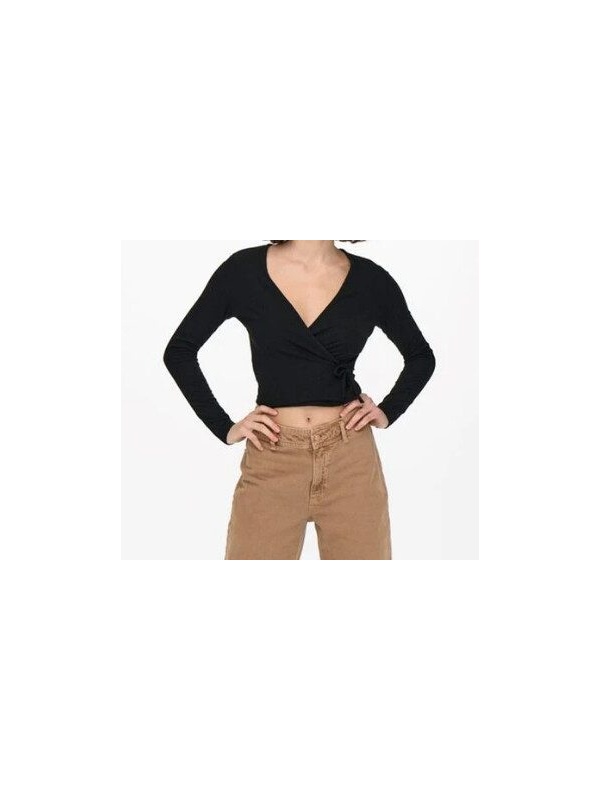 Bluza dama EMMA decoltata negru - Img 2