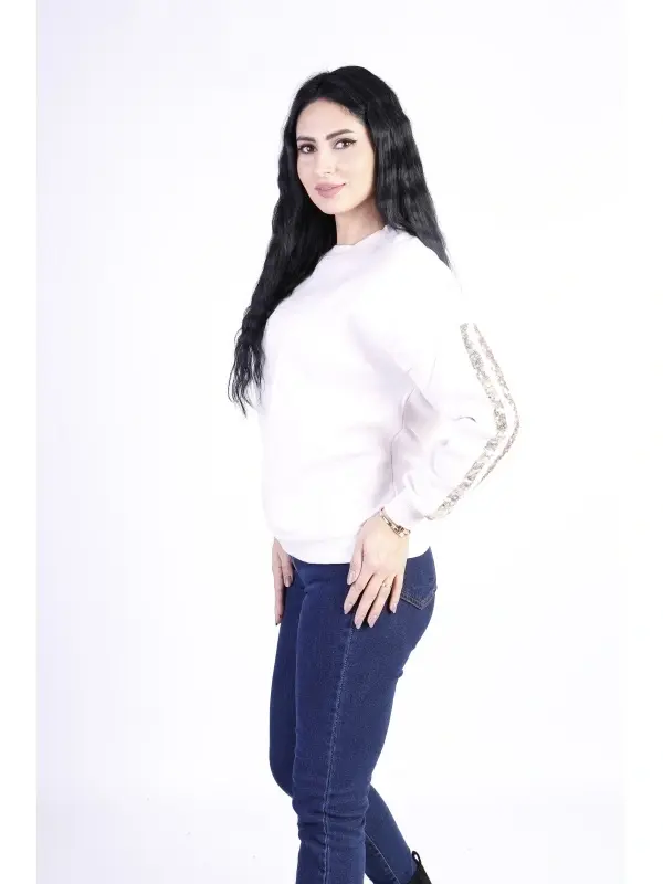 Bluza dama About you collection Corinna bej deschis