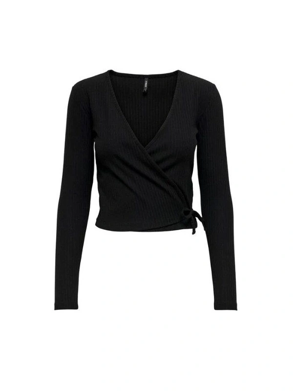 Bluza dama EMMA decoltata negru - Img 4