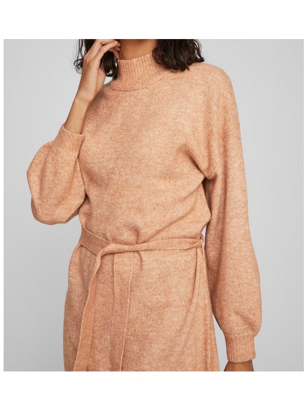 Rochie dama tricotata VILA About you collection pe Maro Caramel - Img 2