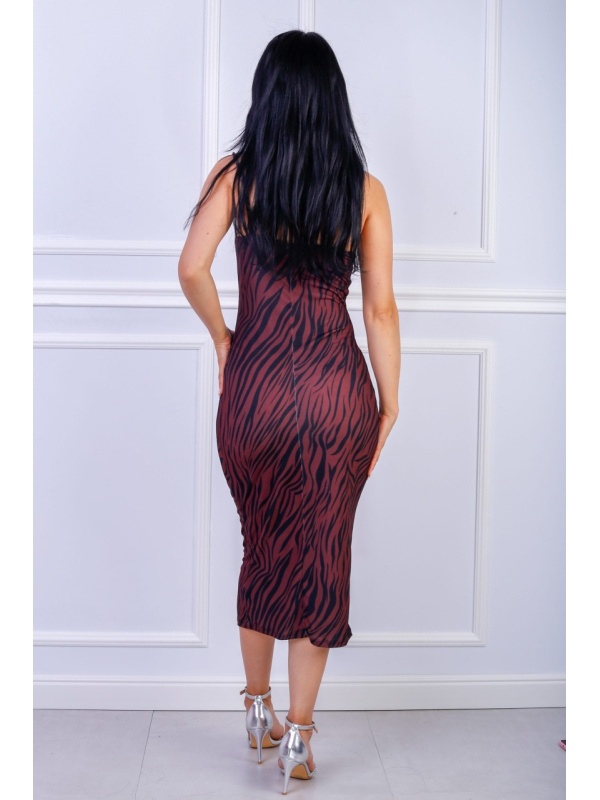 Rochie midi elegantă cu croială rafinată – ideală pentru ocazii de seară