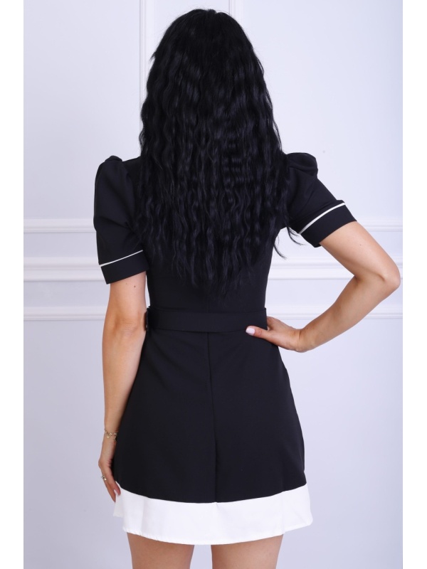 Rochie midi elegantă cu buzunare și curea în talie – stil feminin