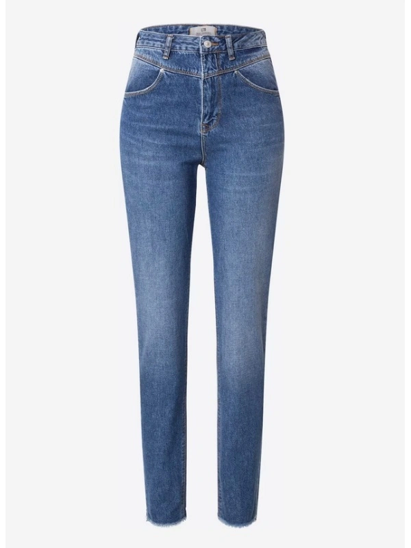 Blugi dama About You talie inalta slimfit Jeans 'Arlin'LTB pe Albastru - Img 4