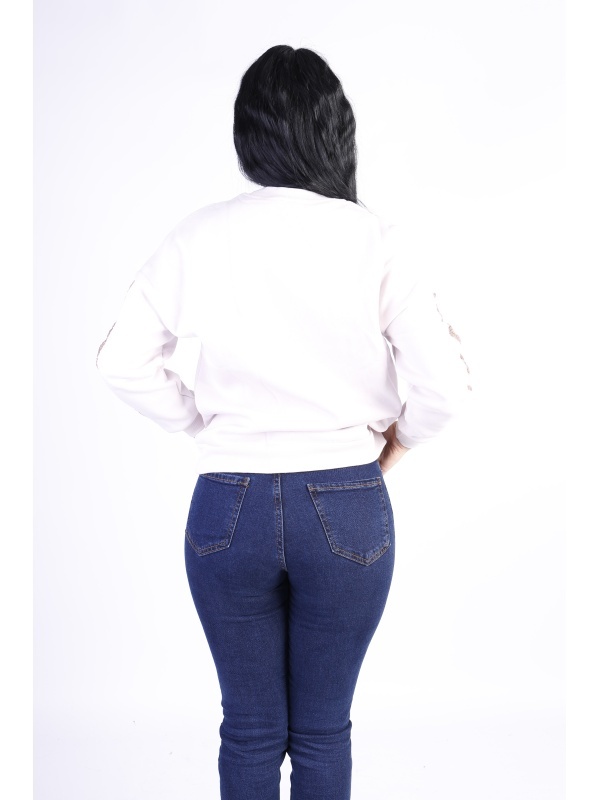 Bluza dama About you collection Corinna bej deschis