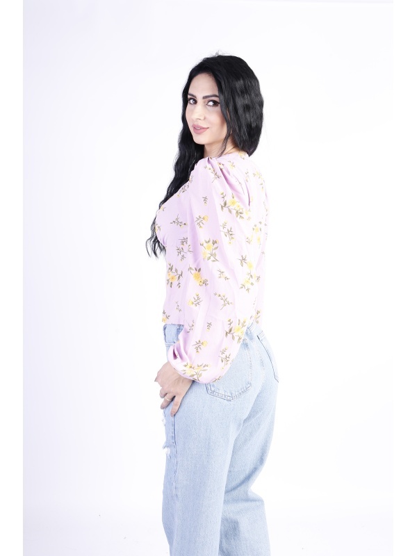 bluza dama imprimeu floral 