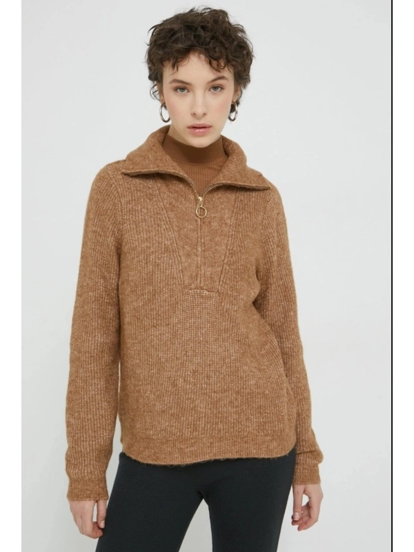 Bluza Dama Vila cu guler maro