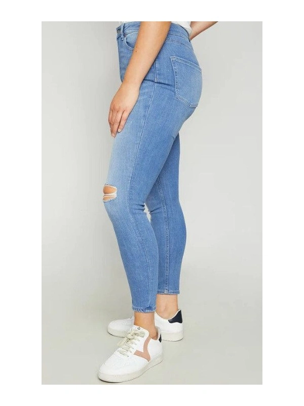 Blugi dama JJXX albastri skinny - Img 2
