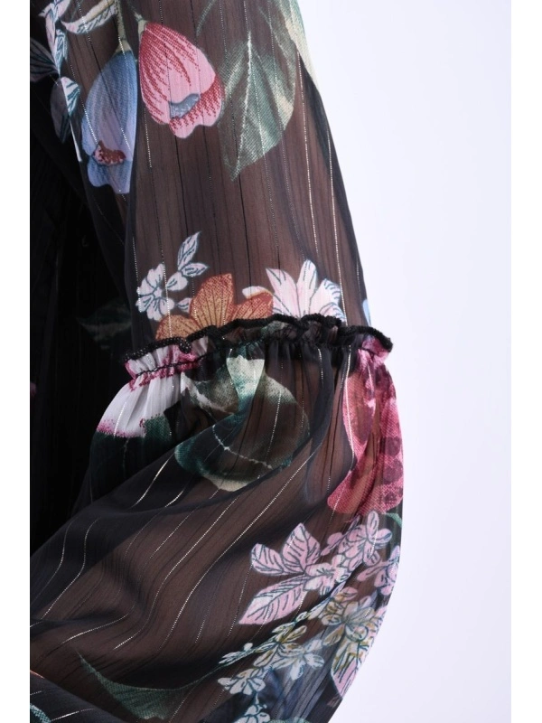 Bluza dama OBJECT cu imprimeu floral - Img 3