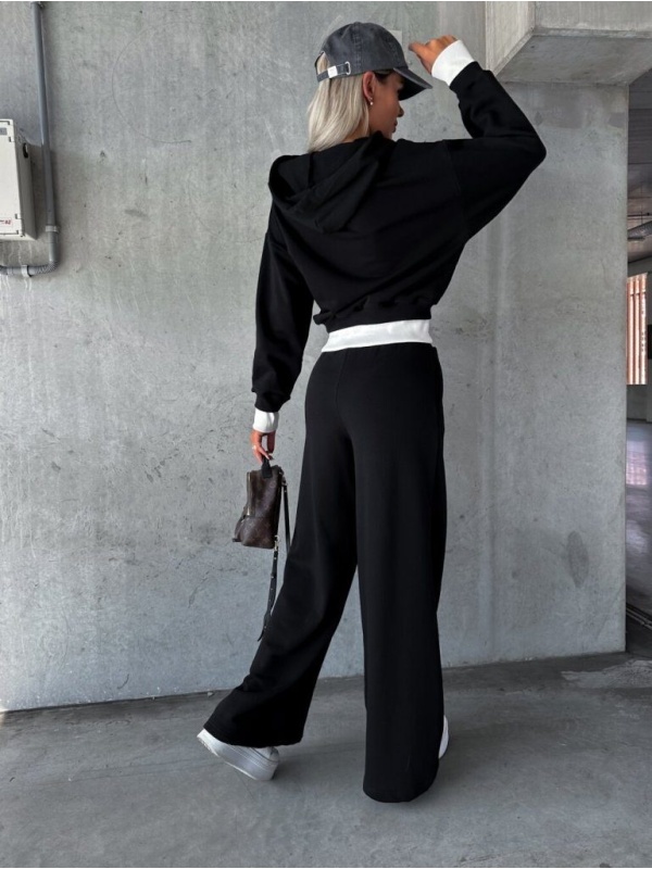 Compleu casual dama Alice cu gluga 