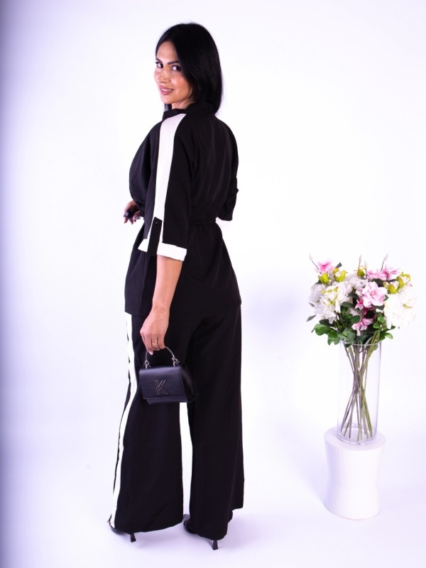 Compleu casual dama Beatriz cu bluza si pantaloni lungi pentru tinute lejere si moderne