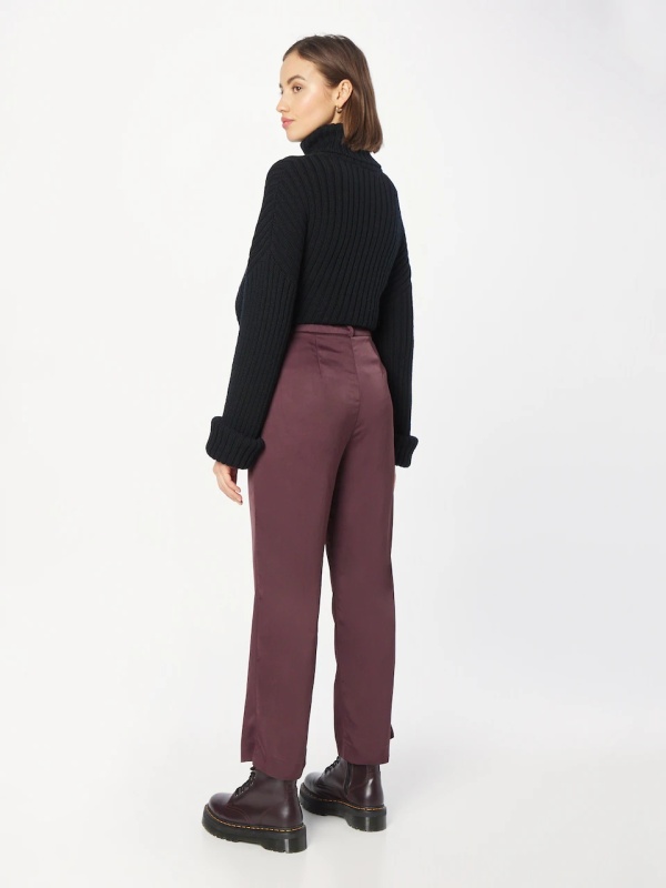 Pantaloni dama Largi cu dunga Maggie'A LOT LESS pe grena - Img 2