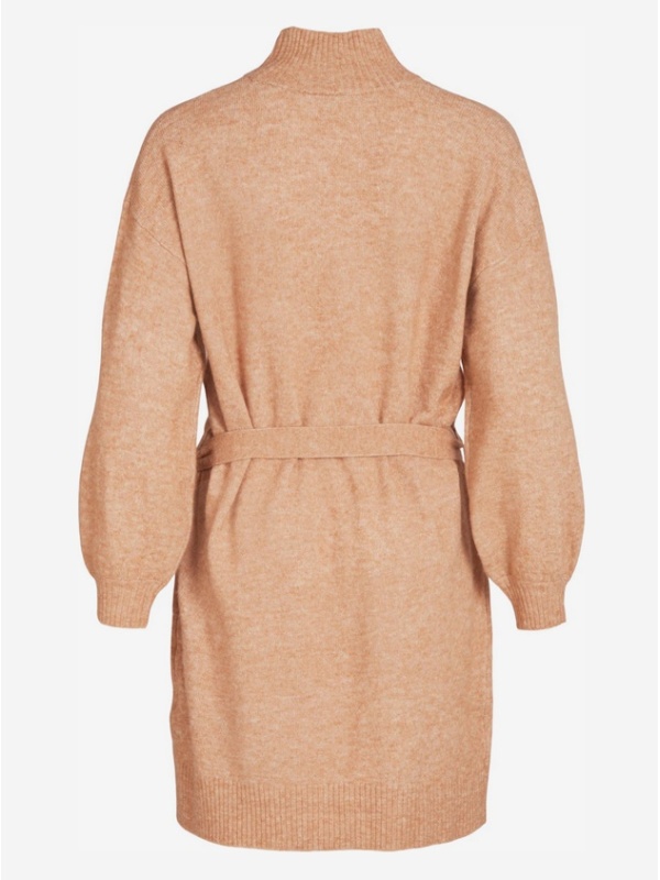Rochie dama tricotata VILA About you collection pe Maro Caramel - Img 4