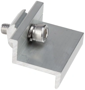 Clema Capat Aluminiu Fixare Panou Fotovoltaic / H[mm]: 35