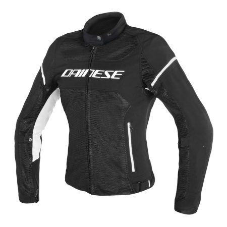 GEACĂ DAINESE AIR FRAME D1 LADY TEX NEGRU/ALB