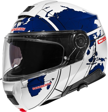 CASCĂ SCHUBERTH C5 ECE GLOBE BLUE