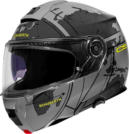 CASCĂ SCHUBERTH C5 ECE GLOBE GREY