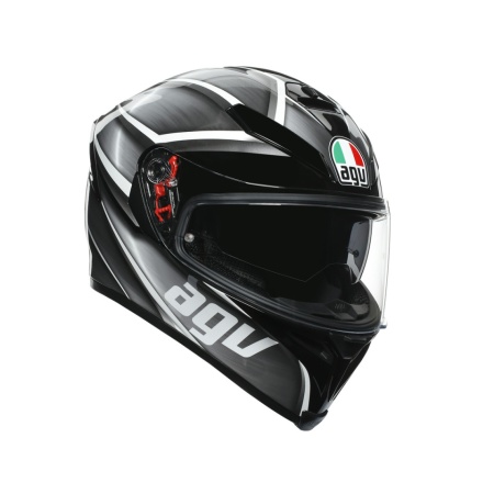 CASCĂ AGV K5 S E2205 MULTI- TEMPEST BLACK/SILVER