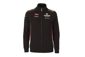 BLUZĂ DE TRENING KAWASAKI WSBK 2022 FEMEI - BLACK/GREEN/RED - Img 3