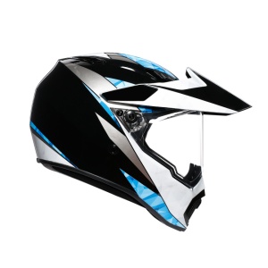 CASCĂ AGV AX9 E2205 MULTI MPLK ANTA II NORTH BLK/WHI/CYAN ML - Img 6