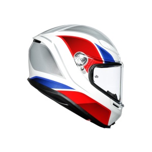 CASCĂ AGV K6 E2205 MULTI - HYPHEN WHITE/RED/BLUE - Img 3