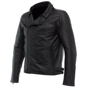 GEACĂ DAINESE DE PIELE CHIODO - BLACK - Img 1