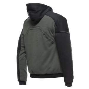 HANORAC DAINESE DAEMON-X SAFETY HOODIE FULL ZIP - GREEN/BLACK - Img 3