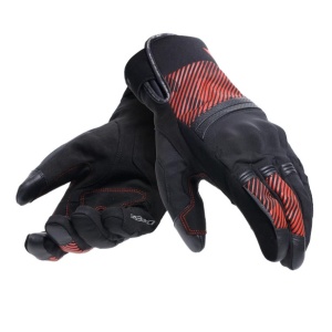 MĂNUȘI DAINESE FULMINE D-DRY GLOVES - BLACK/BLACK/RED - Img 5