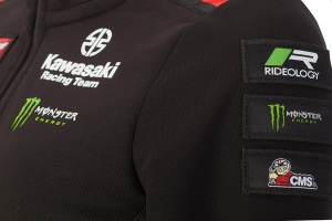 BLUZĂ DE TRENING KAWASAKI WSBK 2022 FEMEI - BLACK/GREEN/RED - Img 4