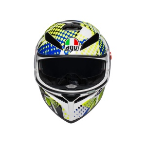 CASCĂ AGV K-3 SV E2205 MULTI - POP WHITE/BLUE/LIME - Img 5