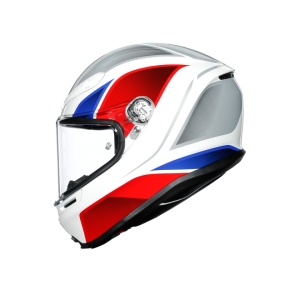 CASCĂ AGV K6 E2205 MULTI - HYPHEN WHITE/RED/BLUE - Img 4