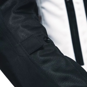 GEACĂ DAINESE AIR FRAME 3 TEX JACKET WMN - BLACK/WHITE/WHITE - Img 8