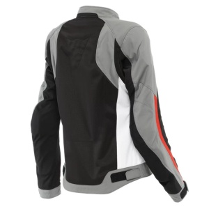 GEACĂ DAINESE HYDRAFLUX 2 AIR LADY D-DRY® JACKET - BLACK/CHARCOAL-GRAY/LAVA-RED - Img 2