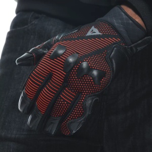 MĂNUȘI DAINESE UNRULY ERGO-TEK - BLACK/RED - Img 8