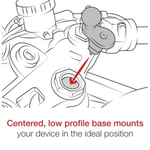 RAM® X-Grip® Phone Holder with Motorcycle Fork Stem Base - Img 4