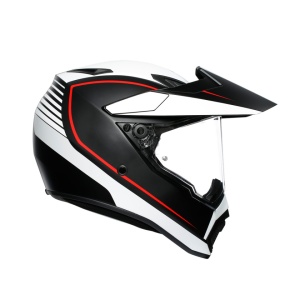 CASCĂ AGV AX9 E2205 MULTI MPLK PACIFIC ROAD MATT BLK/WH/RED - Img 5