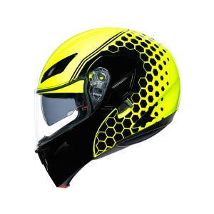 CASCĂ AGV COMPACT ST E2205 MULTI PLK DETROIT YELLOW FLUO/BLK - Img 7