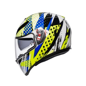 CASCĂ AGV K-3 SV E2205 MULTI - POP WHITE/BLUE/LIME - Img 6