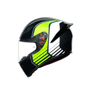 CASCĂ AGV K1 E2205 MULTI POWER GUNMETAL/WHITE/GREEN CONF POWER L - Img 7