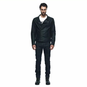 GEACĂ DAINESE DE PIELE CHIODO - BLACK - Img 3