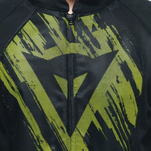 GEACĂ DAINESE HEROSPHERE AIR TEX JACKET - BLACK/FLUO YELLOW TARMAC - Img 7