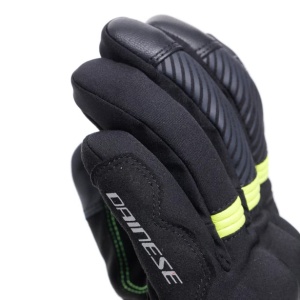 MĂNUȘI DAINESE FULMINE D-DRY GLOVES - BLACK/YELLOW FLUO/DARK GREY - Img 2