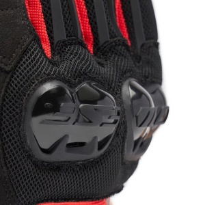 MĂNUȘI DAINESE MIG 3 AIR TEX - BLACK/RED-LAVA - Img 6