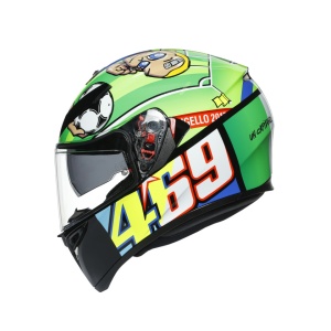 CASCĂ AGV K3 SV E2205 TOP MPLK ROSSI MUGELLO 2017 - Img 6