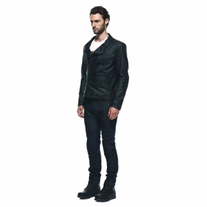 GEACĂ DAINESE DE PIELE CHIODO - BLACK - Img 4