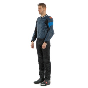 GEACĂ DE PIELE DAINESE SUPER RACE NEGRU IRIS - Img 6