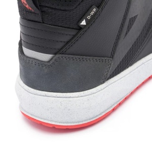 PANTOFI SPORT DAINESE SUBURB D-WP SHOES - BLACK/WHITE/RED-LAVA - Img 9