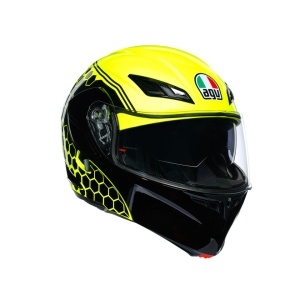 CASCĂ AGV COMPACT ST E2205 MULTI PLK DETROIT YELLOW FLUO/BLK - Img 1